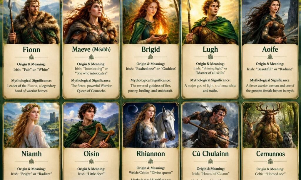 10 Celtic And Irish Mythological Names With Deep Roots