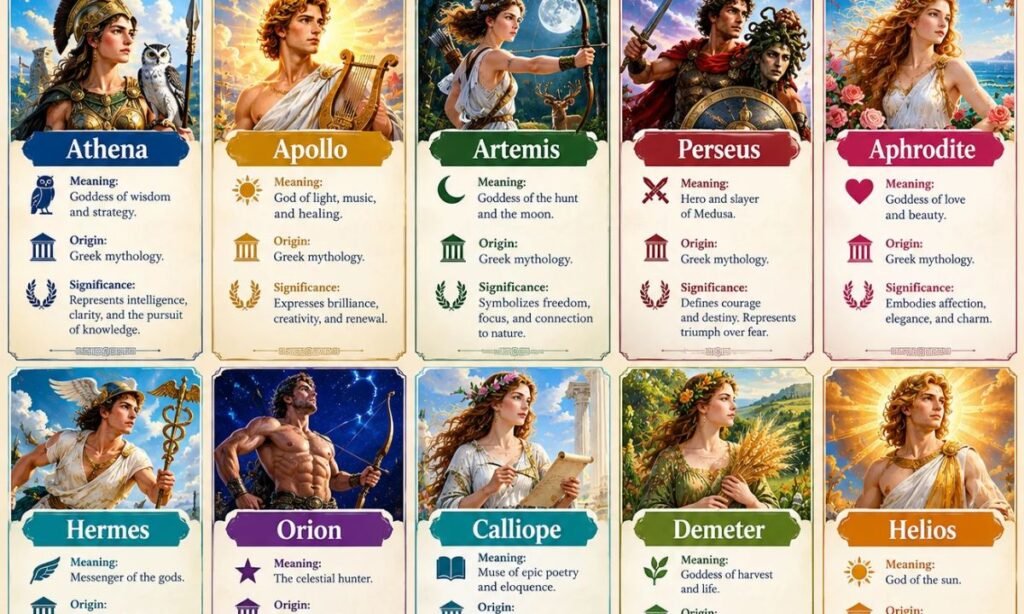 10 Timeless Greek Mythological Names And Meanings