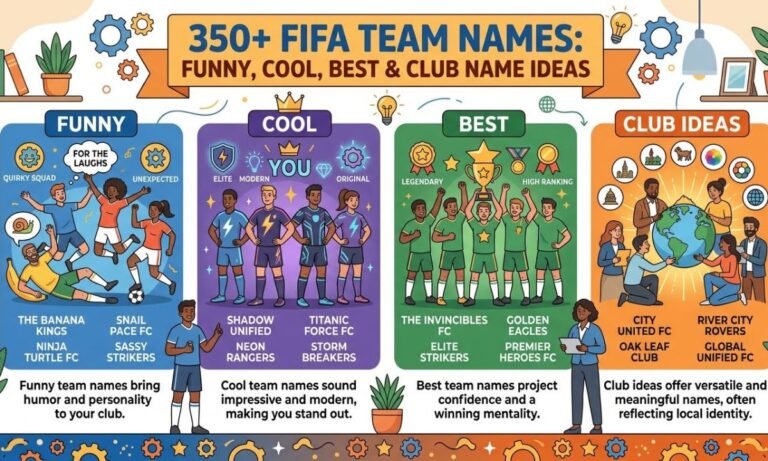 350+ FIFA Team Names_ Funny, Cool, Best & Club Name Ideas