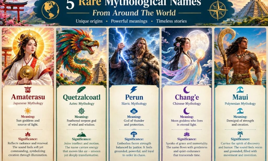 5 Rare Mythological Names From Around The World