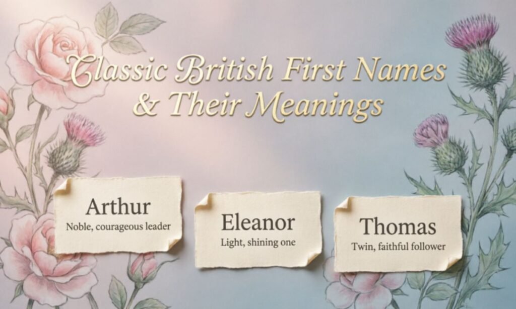 50+ Classic British First Names And Their Meanings For Timeless Baby Inspiration
