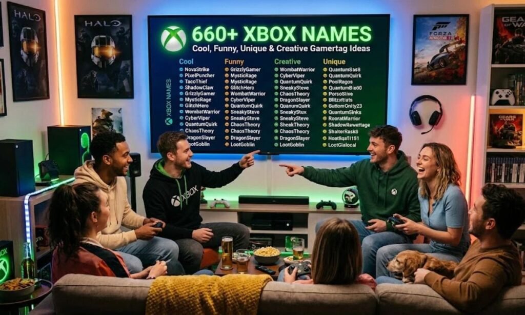 660+ Xbox Names_ Cool, Funny, Unique & Creative Gamertag Ideas