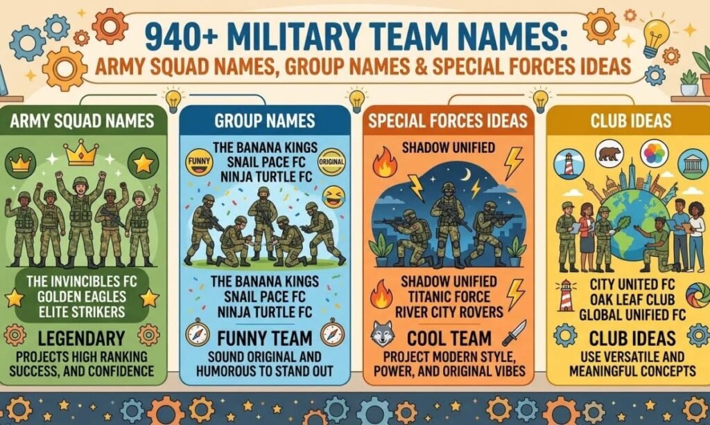940+ Military Team Names_ Army Squad Names, Group Names & Special Forces Ideas