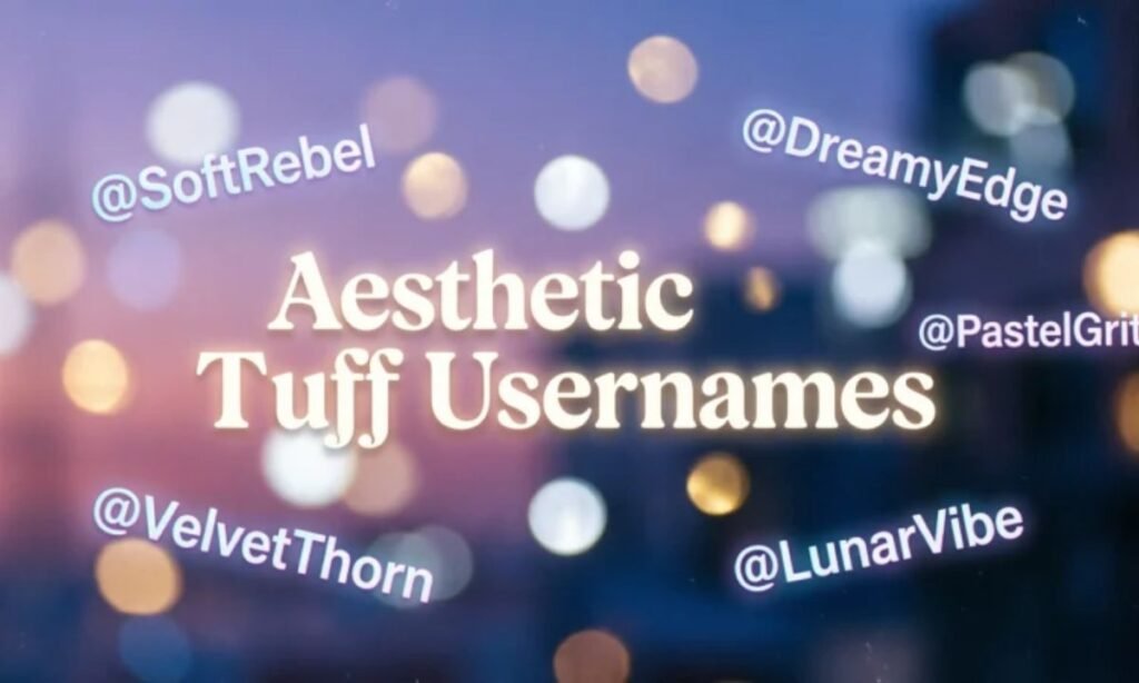 Aesthetic Tuff Usernames