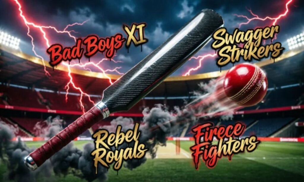 Attitude & Swagger Cricket Names