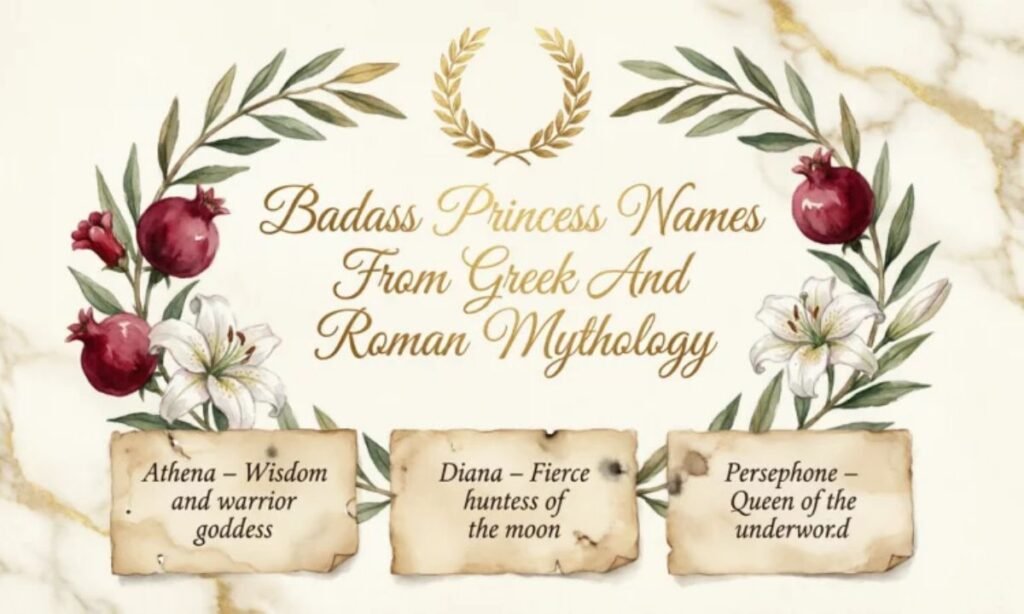 Badass Princess Names From Greek And Roman Mythology
