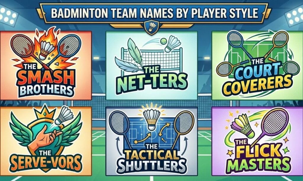 Badminton Team Names By Player Style