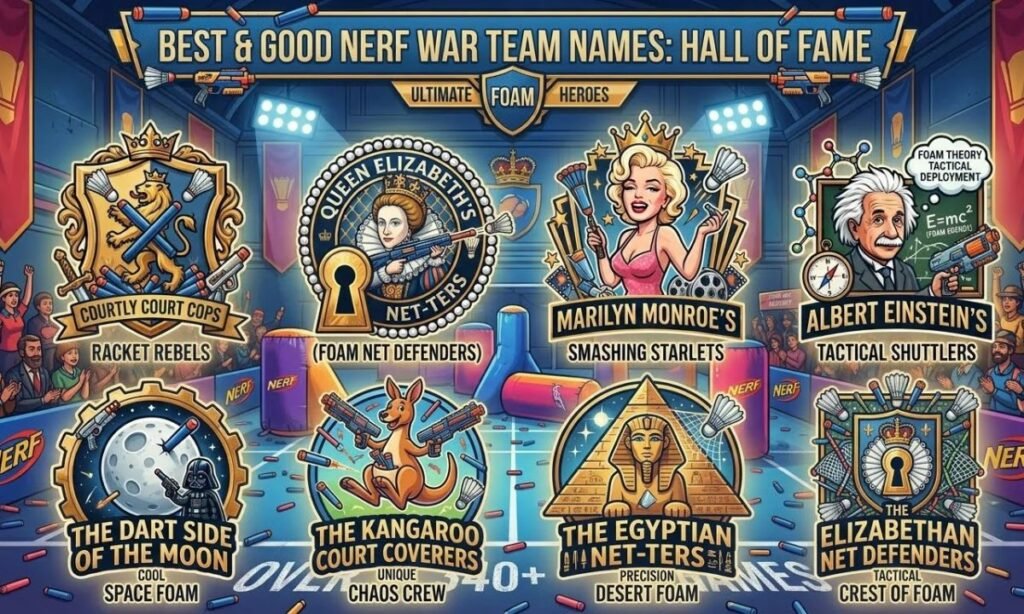 Best & Good Nerf War Team Names