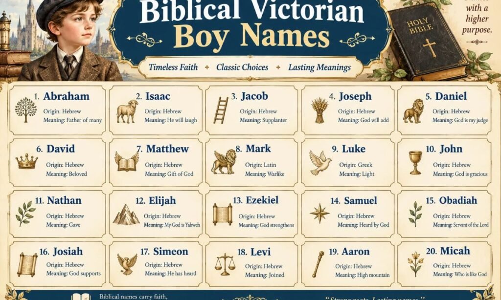 Biblical Victorian Boy Names