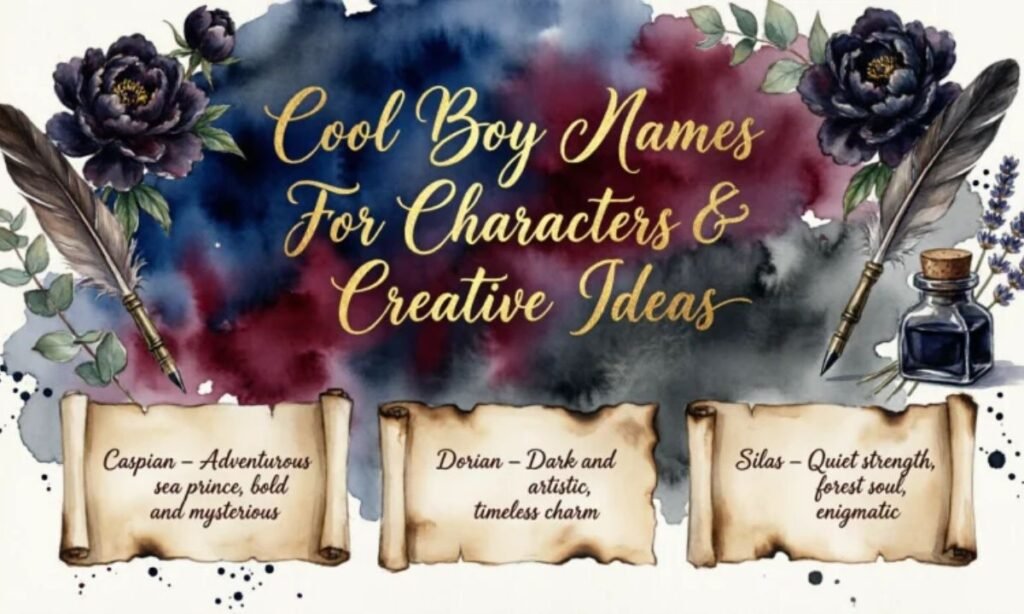 Cool Boy Names For Characters And Creative Ideas