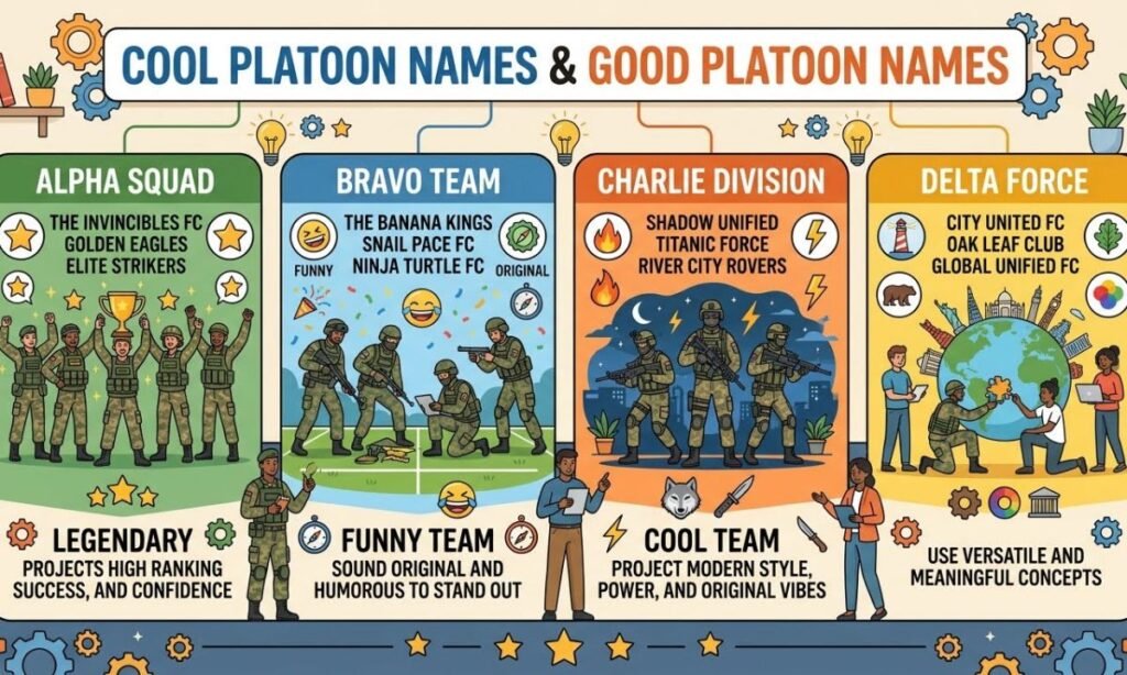 Cool Platoon Names & Good Platoon Names
