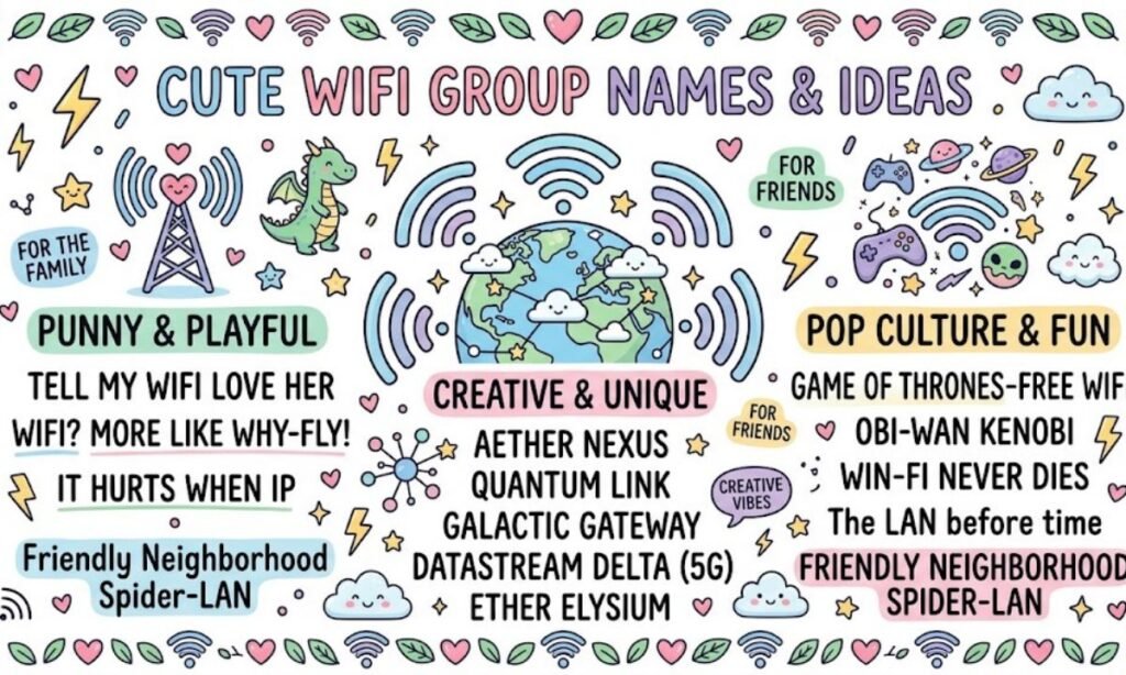 Cute WiFi Group Names