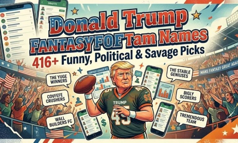Donald Trump Fantasy Football Team Names_ 416+ Funny, Political & Savage Picks