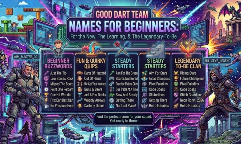 Good Dart Team Names For Beginners