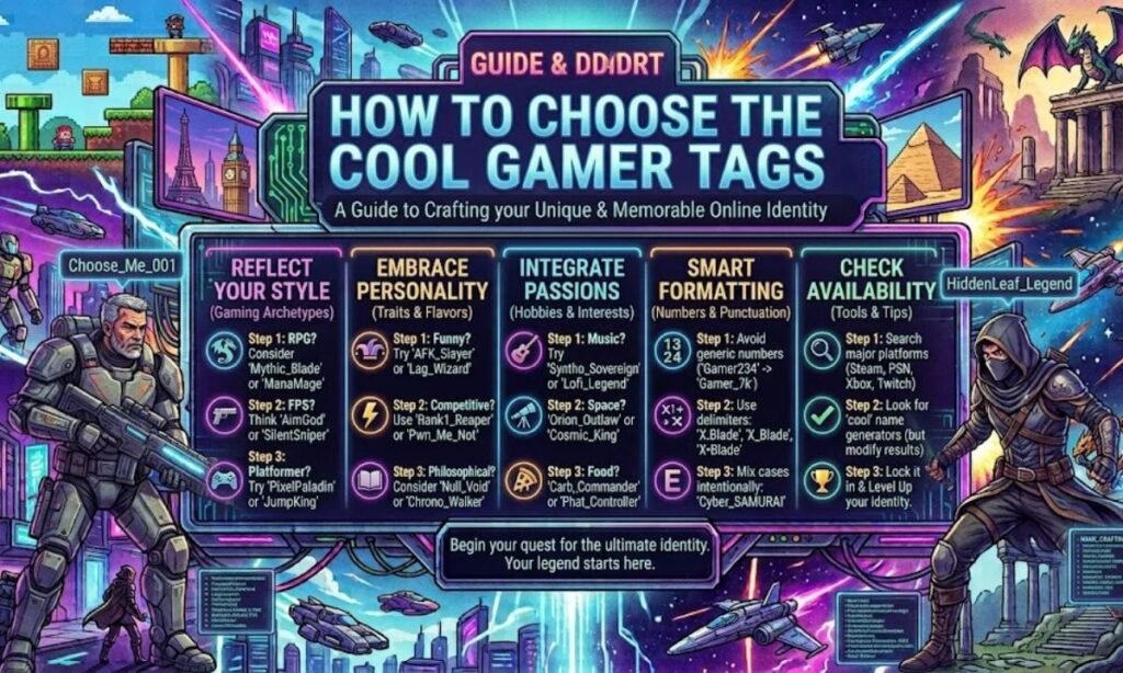 How To Choose The Cool Gamer Tags