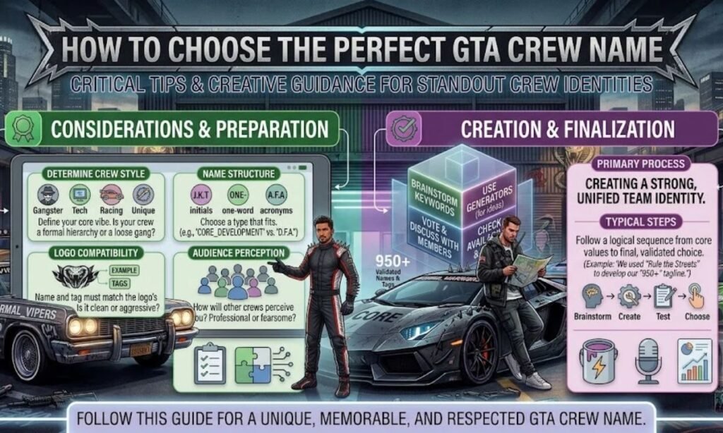 How To Choose The Perfect GTA Crew Name