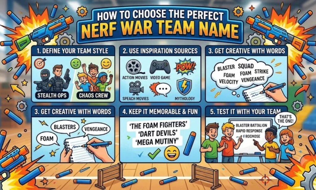 How to Choose the Perfect Nerf War Team Names