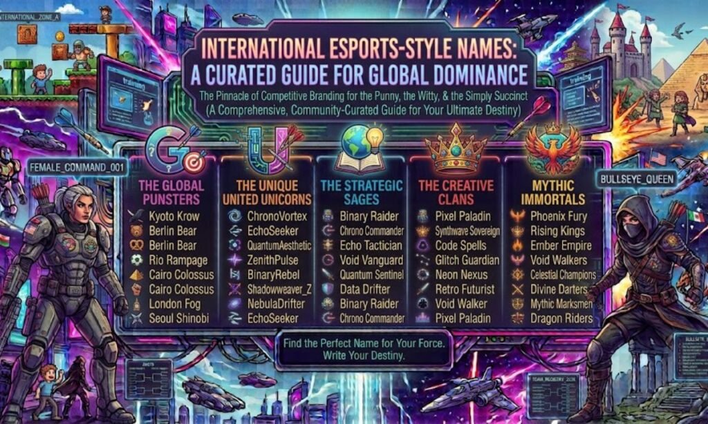 International Esports-Style Names