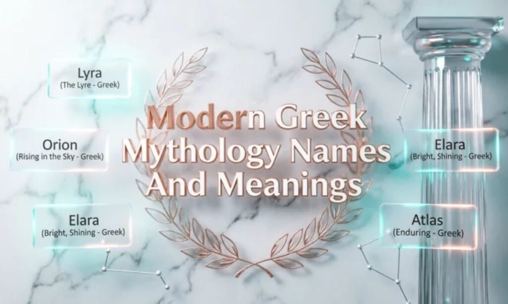 Modern Greek Mythology Names And Meanings