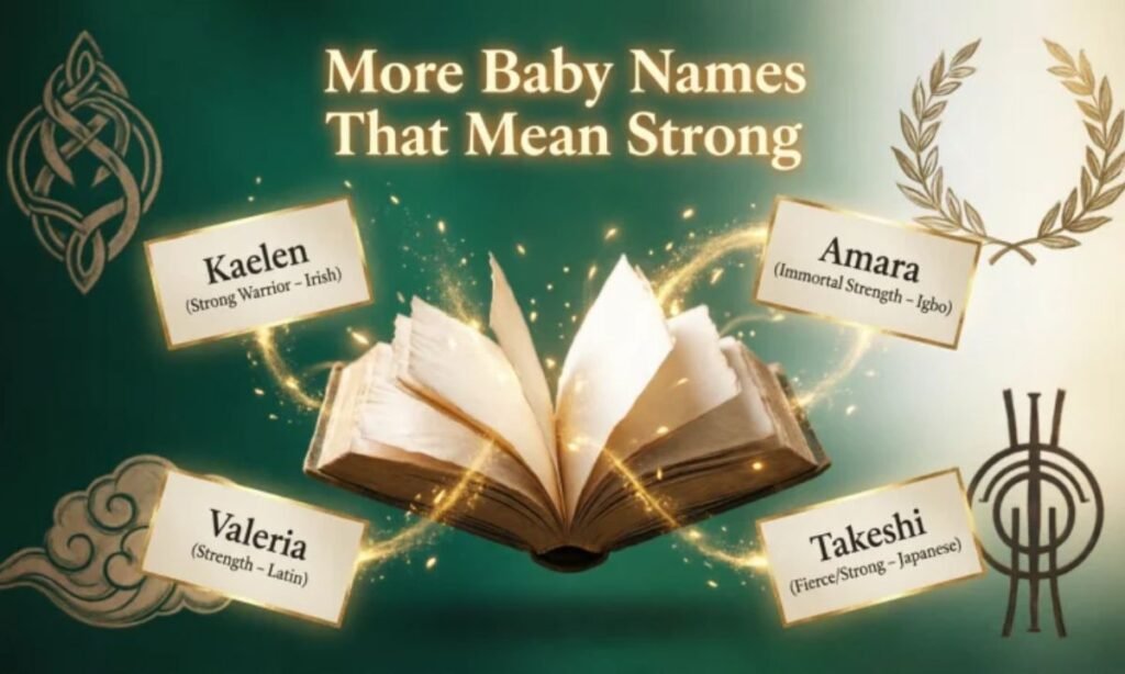 More Baby Names That Mean Strong