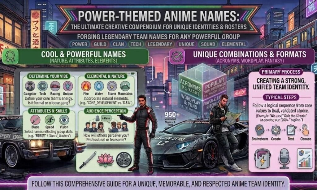Power-Themed Anime Names