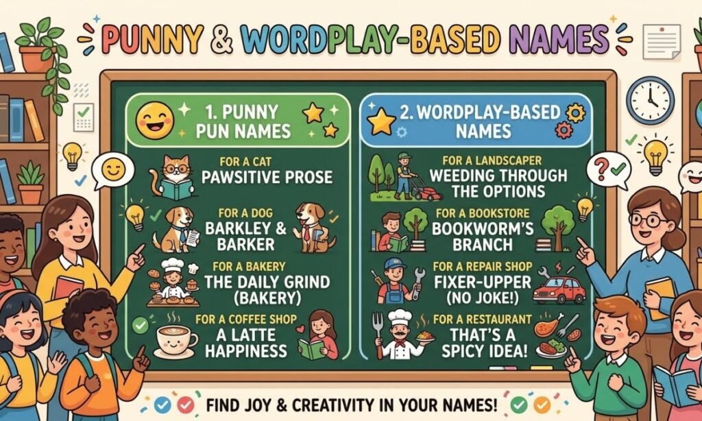 Punny & Wordplay-Based Names