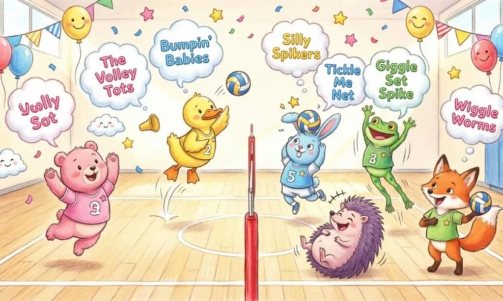 Silly & Lighthearted Best Volleyball Team Names (The Volley Tots)