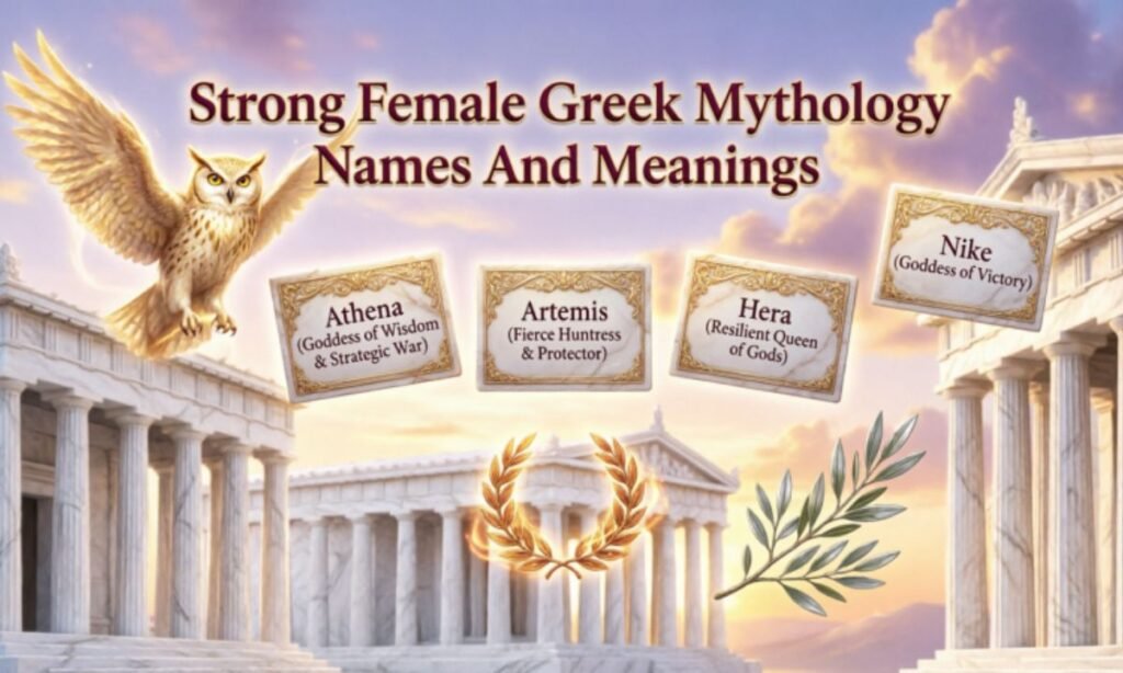 Strong Female Greek Mythology Names And Meanings