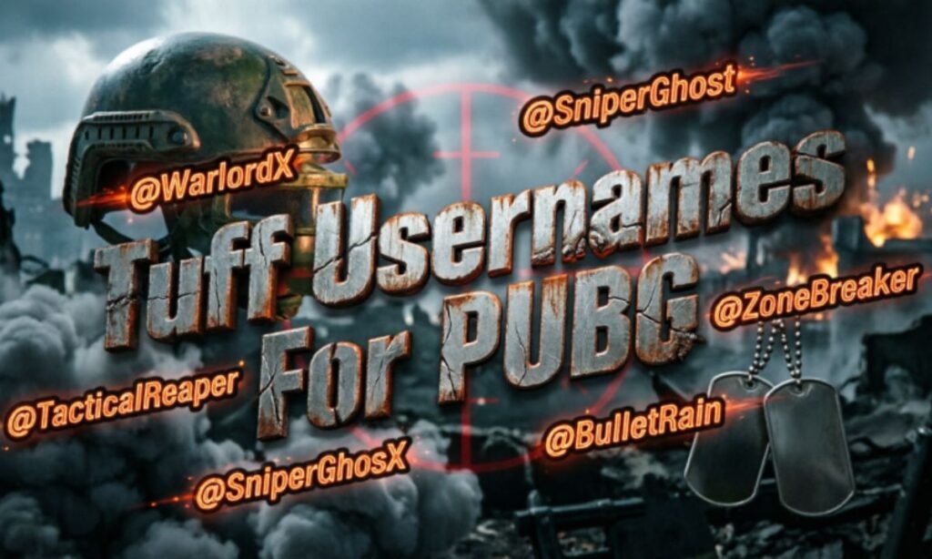 Tuff Usernames For PUBG