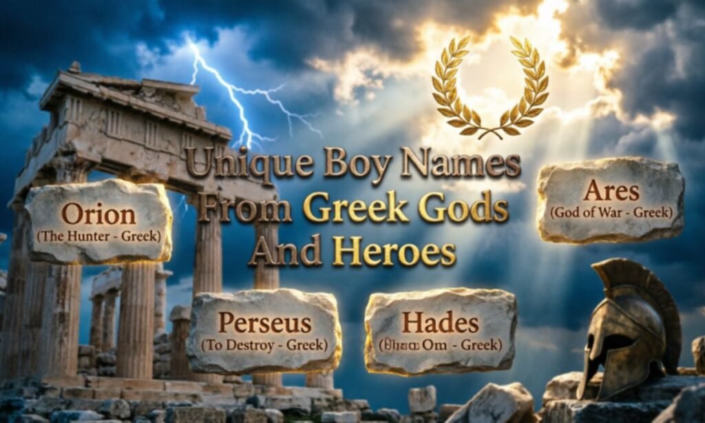 Unique Boy Names From Greek Gods And Heroes