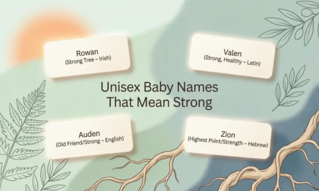 Unisex Baby Names That Mean Strong