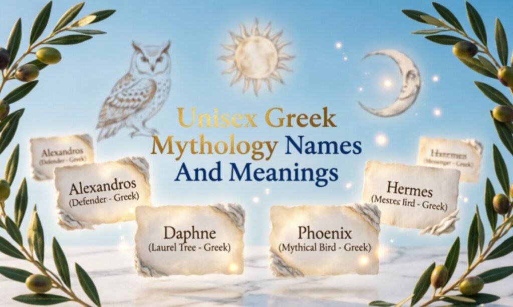Unisex Greek Mythology Names And Meanings