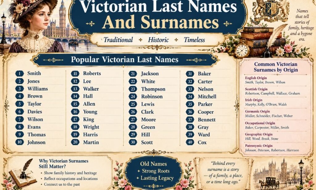 Victorian Last Names And Surnames