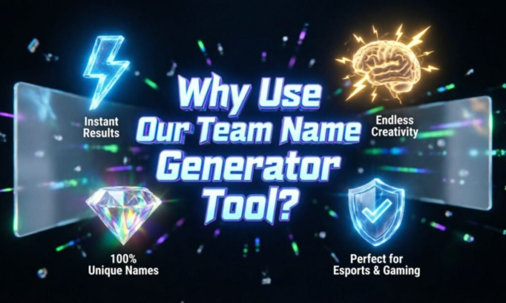 Why Use Our Team Name Generator Tool_