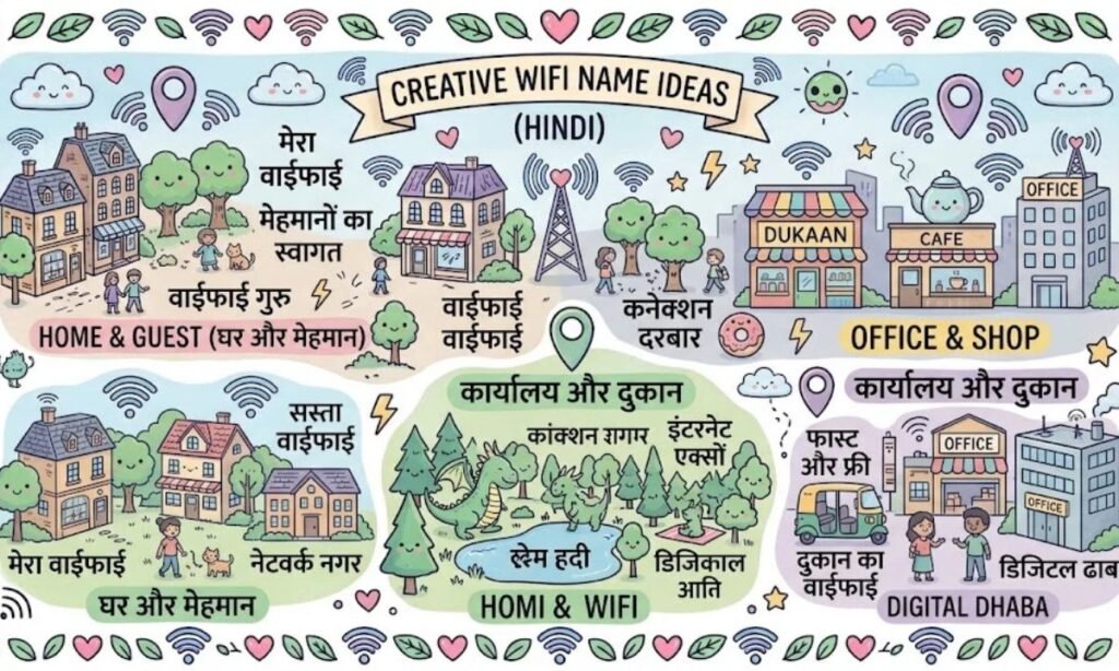 WiFi Names Ideas Hindi