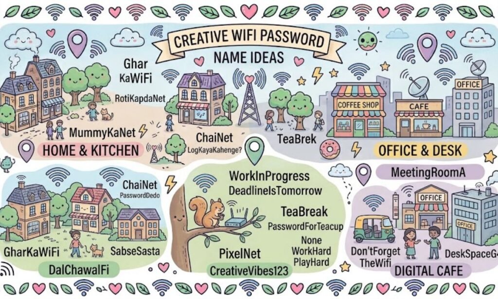 WiFi Password Names Ideas